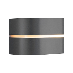 wall luminaire SIBELIS UP/DOWN E27 IP44, anthracite dimmable