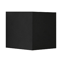 Wandarmatuur MILDA KUBI UP/DOWN IP44, zwart 