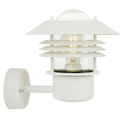 Wandarmatuur voor buitenshuis VEJERS E27 IP54, wit