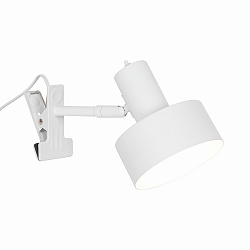 clamp lamp MATIS E27 IP20, white 