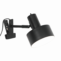 clamp lamp MATIS E27 IP20, black 