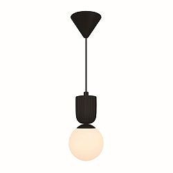 Pendelarmatuur SADIE E14 IP20, zwart dimbaar