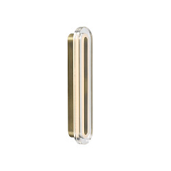 wall luminaire CAVARA IP44, brass dimmable