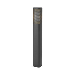 bollard lamp SIDARA 95 E27 IP44, seaside anthracite dimmable