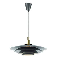 Pendelarmatuur BRETAGNE 38 G9 IP20, grijs dimbaar