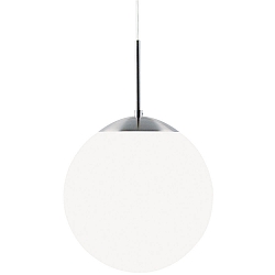 Pendelarmatuur CAFE 30 baalvormig E27 IP20, staal geborsteld dimbaar