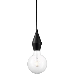 Pendelarmatuur AUD E27 IP20, zwart 