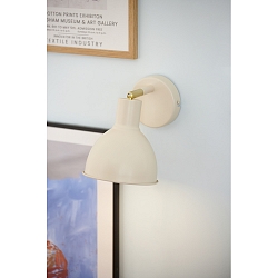 Wandarmatuur POP E27 IP20, beige 