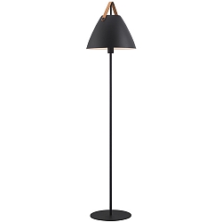 design for the people by Nordlux Table lamp STRAP, height 153.7cm, shade � 36cm, E27, black