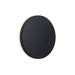 Wandarmatuur voor buitenshuis ARTEGO ROUND IP54, zwart 