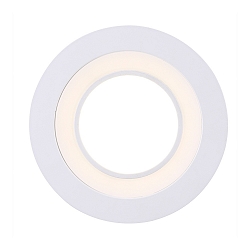 Inbouwarmatuur CLYDE 8 3-voudig, plat, ring vorm IP20, wit dimbaar 5,5W 400lm 4000K 120� 120� CRI 80