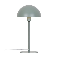 table lamp ELLEN 20 half round, with switch, with lamp socket E14 IP20, dusty green 