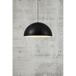 Pendant luminaire ELLEN 40, E27, IP20, black