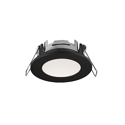 downlight LEONIS set of 3 IP65, black 