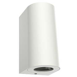 Wandarmatuur voor buitenshuis CANTO MAXI 2 GU10 IP44, helder, wit