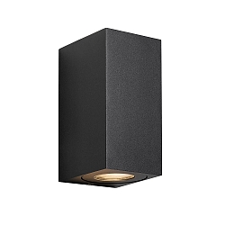 Wandarmatuur CANTO MAXI KUBI 2 UP/DOWN GU10 IP44, seaside zwart 