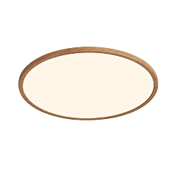 ceiling luminaire OJA 42 IP54 DIM round IP54, wood, mat dimmable