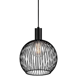 Pendelarmatuur AVER 30 E27 IP20, zwart 