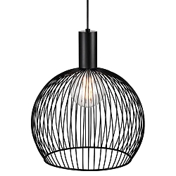 Pendelarmatuur AVER 40 E27 IP20, zwart 
