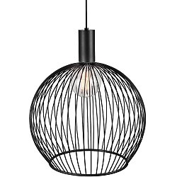 Pendelarmatuur AVER 50 E27 IP20, zwart 