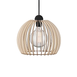 Pendelarmatuur CHINO 30 E27 IP20, bruin, zwart 