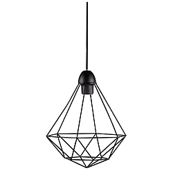 Pendelarmatuur TEES E27 IP20, zwart 