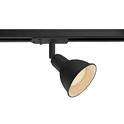Nordlux Spot for 1-Phase High Voltage track LINK, length 14.5cm, shade � 8.5cm, GU10, swiveling 180�, black