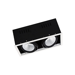 ceiling recessed luminaire SPOT MULTI FL 2 flames, flicker-free, cardanic swivelling IP20