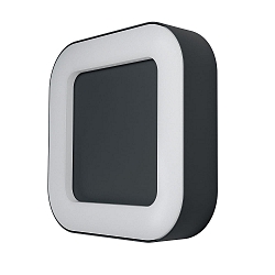 outdoor wall luminaire ENDURA� STYLE SQUARE square, switchable IP44, dark grey 