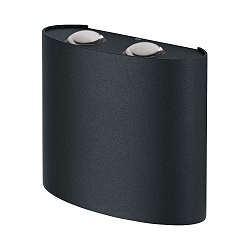 Wandarmatuur voor buitenshuis ENDURA� STYLE UPDOWN DECO II up down IP44, donkergrijs