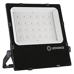 Strijklicht FL PFM ASYM 45X140 290 W 3000 K BK asymmetrisch IP66, zwart