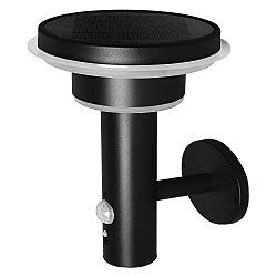 Wandlamp op zonne-energie ENDURA� STYLE SOLAR WALL SENSOR DOUBLE CIRCLE met schakelaar, met sensor, met batterij IP44