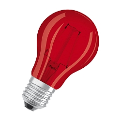 Decoratie lichtbron filament STAR D�COR CLASSIC A60 - RED 510 schakelbaar A60 helder E27 2,5W 45lm 1000K 300� CRI >50 