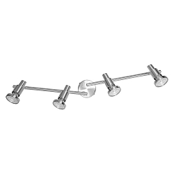 Spotlight bar LED SPOT 4-vlams, instelbaar GU10 IP20