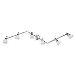 Spotlight bar LED SPOT 6-vlams, instelbaar G9 IP20
