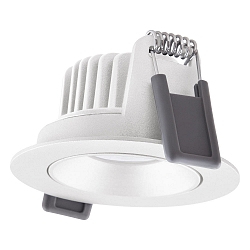 Downlight SP ADJ P 8W 930 PS DIM IP20 WT draaibaar, met schakelaar, multipower, set terug IP20, wit