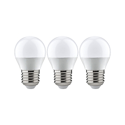 LED Lamp druppel G45 set van 3 E27 3,5W 250lm 2700K CRI >80 