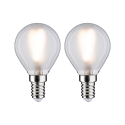 Filamentlamp druppelvorm P45 set van 2 E14 3W 250lm 2700K CRI >80 