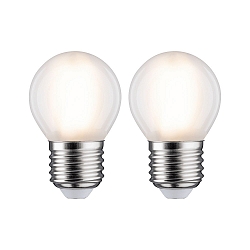 Filamentlamp druppelvorm P45 set van 2 E27 5W 470lm 2700K CRI >80 