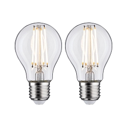 Filamentlamp standaardvorm STANDARD LED A60 set van 2 E27 7W 806lm 2700K CRI >80 