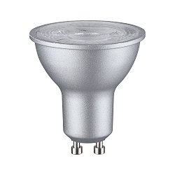 LED Reflector lamp, 230V, GU10,  7W 4000K 460lm 900cd 36�, dimmable, chrome matt