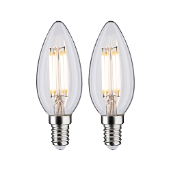Filamentlamp kaarsvorm C35 set van 2 E14 4,5W 470lm 2700K CRI >80 
