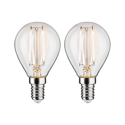 Filamentlamp druppelvorm FILAMENT P45 set van 2, schakelbaar E14 2,7W 250lm 2700K CRI >80 