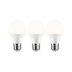 LED lamp peervorm STANDARD OPAL A60 set van 3, schakelbaar E27 8W 806lm 2700K CRI >80 