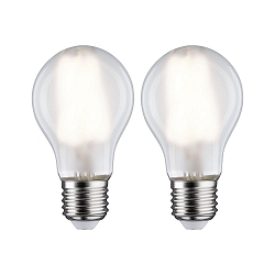 LED lamp peervorm set van 2 E27 7W 806lm 4000K 360� CRI >80 
