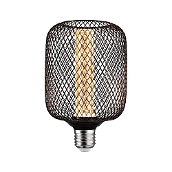 LED gloeilamp METALLIC GLOW CYLINDER SPIRAL schakelbaar E27 4,2W 200lm 1800K CRI >80 