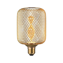 LED gloeilamp METALLIC GLOW CYLINDER HELIX schakelbaar E27 3,5W 130lm 1800K CRI >80 