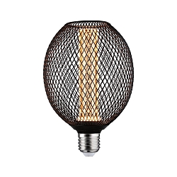 LED gloeilamp METALLIC GLOW GLOBE SPIRAL schakelbaar E27 4,2W 200lm 1800K CRI >80 