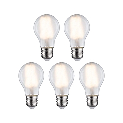 LED lamp peervorm set van 5 E27 7W 806lm 2700K CRI 80-89
