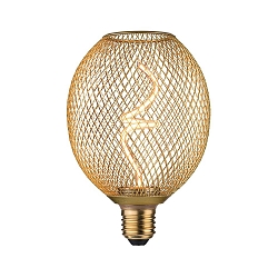 LED gloeilamp METALLIC GLOW GLOBE  3-STEP DIM E27 4W 180lm 1800K CRI >80 dimbaar